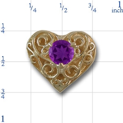 rhrt6 Amethyst Bracelet Slide 